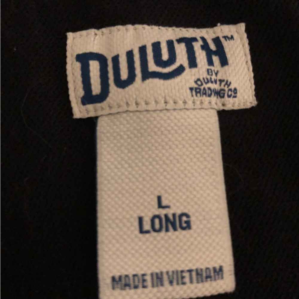 Duluth Trading Flexpedition black overalls size L